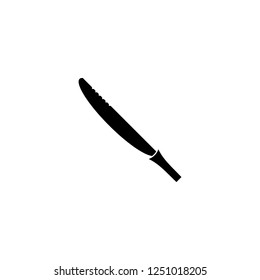 knife vector icon. knife sign on white background. knife icon for web and app