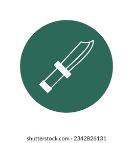 Knife vector icon which can easily modify or edit


