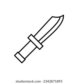 Knife vector icon which can easily modify or edit

