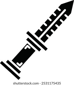 Icono detallado de la Ilustración vectorial del cuchillo