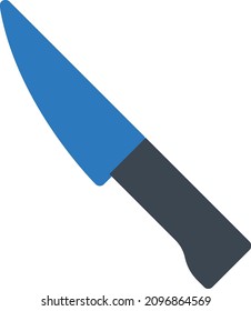 knife vector illustration isolated on a transparent background. glyph vector icons for concept or web graphics.