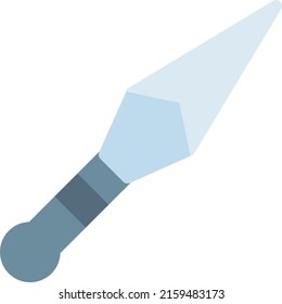 Messer, Vektorgrafik auf transparentem Hintergrund. Hochwertige Symbole. Zeilenfarbige Vektorsymbole für Konzept und Grafikdesign.