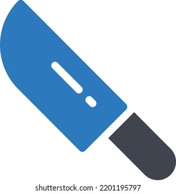 knife Vector illustration on a transparent background.Premium quality symbols.Glyphs vector icon for concept and graphic design.