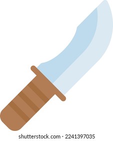 Messer, Vektorgrafik auf transparentem Hintergrund. Hochwertige Symbole. Zeilenfarbige Vektorsymbole für Konzept und Grafikdesign.