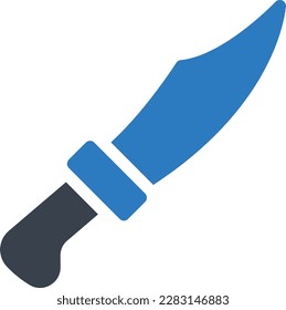 Messer, Vektorgrafik auf transparentem Hintergrund.Hochwertige Symbole.Glyphen Vektorsymbole für Konzept und Grafikdesign.