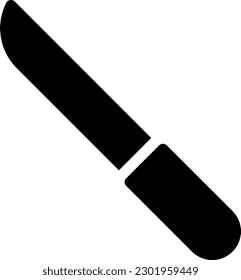 Messer, Vektorgrafik auf transparentem Hintergrund.Hochwertige Symbole.Glyphen Vektorsymbole für Konzept und Grafikdesign.