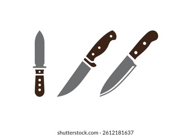 Knife vector illustration on white background