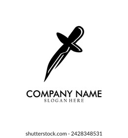 Knife vector illustration with unique design, perfect for logo, icon, mascot, etc.