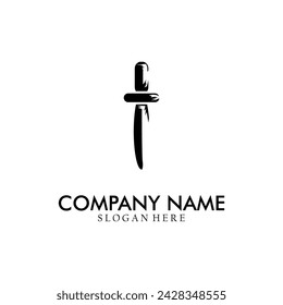 Knife vector illustration with unique design, perfect for logo, icon, mascot, etc.