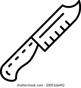  Knife Vector Line Icon Design
