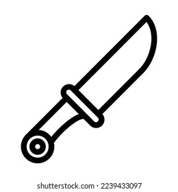 Knife-Vektorliniendesign