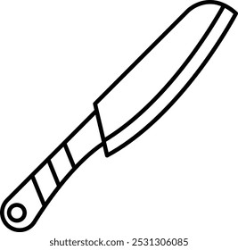 Knife Vector Line Icon Design