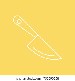 Knife vector line icon. eps-10