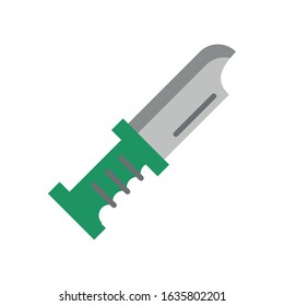 knife weapon military force isolated icon vector illustration design