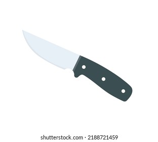 Knife weapon, steel knives kitchenware restaurant accessories for cook logo design. Kitchen knive Utensil for cooking vector design and illustration.