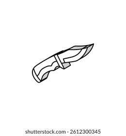 knife weapon war isometric icon vector. knife weapon war sign. isolated symbol illustration