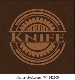 Knife wooden signboards