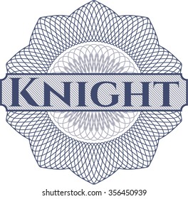 Knight abstract rosette