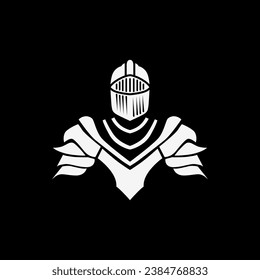 Knight armor  illustraton vector icon