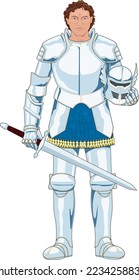 Ilustración de Knight en vectores de armas