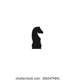 knight black icon, Sports black icon isolated white background