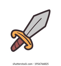 icono de caballero y espada