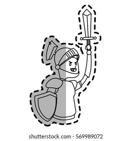 knight cartoon icon