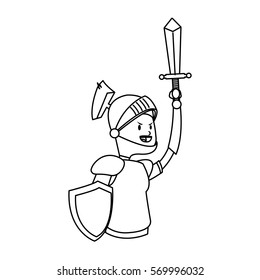 knight cartoon icon
