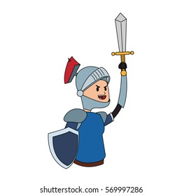 knight cartoon icon