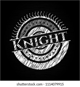  Knight chalk emblem