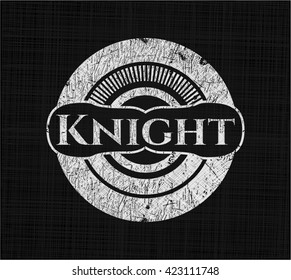 Knight chalk emblem