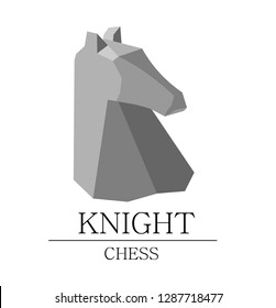 Knight Chess Icon In Flat Style Vector For Apps, UI, Websites. Black White Icon Vector Illustration. Games and strategy. Personal growth.
