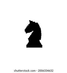 knight chess icon illustration design