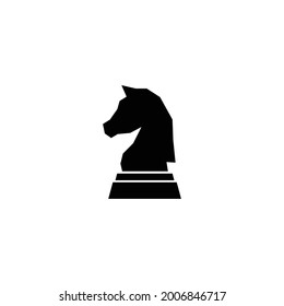 knight chess icon illustration design