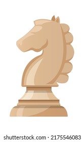 Knight chess icon. Vector illustration