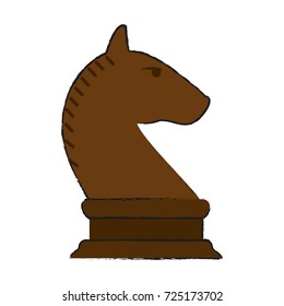 knight chess piece icon image