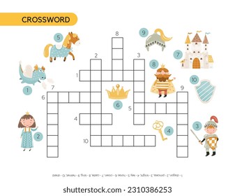 Knight Crossword Kids Activity book