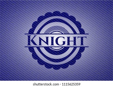 Knight denim background