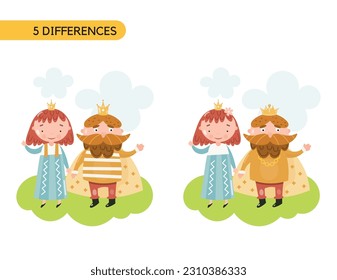 Knight Differences Kids book activity