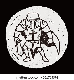 knight doodle