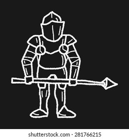 knight doodle
