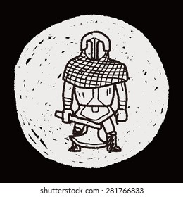 knight doodle