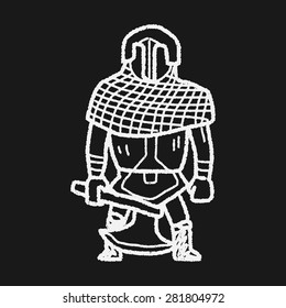 knight doodle