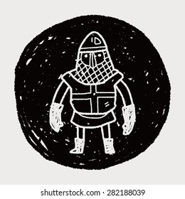 knight doodle
