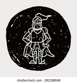 knight doodle