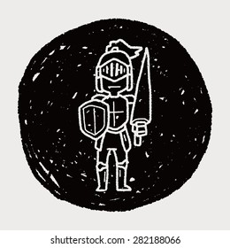 knight doodle