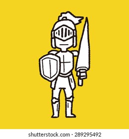 knight doodle