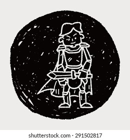 knight doodle