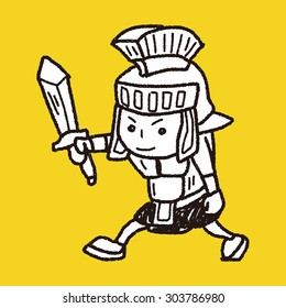 knight doodle