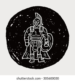 knight doodle